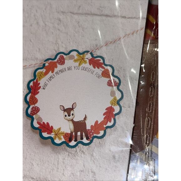 Celebrate It 4 Thanksgiving Paper Banners NIP 2 @6/8 Ft Thanksgiving Fall Decor - Picture 6 of 6